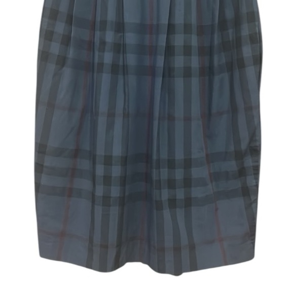 Burberry Brit Plaid Sleeveless Cotton Dress Size 8 - Picture 5 of 9